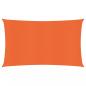 Preview: ARDEBO.de - Sonnensegel 160 g/m² Orange 2,5x5 m HDPE