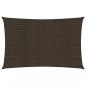 Preview: ARDEBO.de - Sonnensegel 160 g/m² Braun 2,5x5 m HDPE
