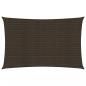 Preview: ARDEBO.de - Sonnensegel 160 g/m² Braun 3x6 m HDPE