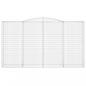 Preview: Gabionen mit Hochbogen 6 Stk. 400x50x220/240cm Verzinktes Eisen