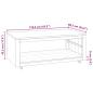 Preview: Couchtisch 110x60x40 cm Massivholz Teak
