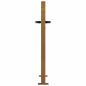Preview: Gartentor 105x80 cm Cortenstahl Gras-Design