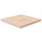 Preview: ARDEBO.de - Tischplatte Quadratisch 60x60x4 cm Eichenholz Unbehandelt