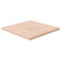 Preview: ARDEBO.de - Tischplatte Quadratisch 80x80x4 cm Eichenholz Unbehandelt