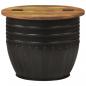 Preview: Couchtisch Schwarz 50x39,5 cm Altholz Massiv