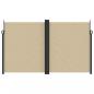 Preview: Seitenmarkise Ausziehbar Beige 200x1000 cm