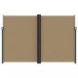 Preview: Seitenmarkise Ausziehbar Taupe 220x1000 cm