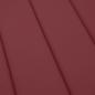 Preview: Sonnenliegen-Auflage Melange Weinrot 200x60x4 cm Stoff