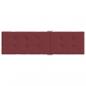 Preview: Liegestuhl-Auflage Melange Weinrot (75+105)x50x3 cm Stoff