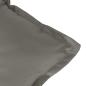 Preview: Gartenbank-Auflage Melange Dunkelgrau 100x50x7 cm Stoff