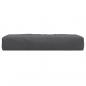 Preview: Palettenkissen Melange Anthrazit 60x60x10 cm Stoff