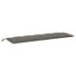 Preview: Gartenbank-Auflagen 2 Stk. Melange Dunkelgrau 180x50x7 cm Stoff