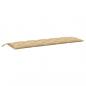 Preview: Gartenbank-Auflagen 2 Stk. Melange Beige 180x50x7 cm Stoff