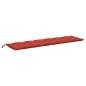 Preview: Gartenbank-Auflagen 2 Stk. Melange Rot 200x50x7 cm Stoff