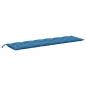 Preview: Gartenbank-Auflagen 2 Stk. Melange Blau 200x50x7 cm Stoff