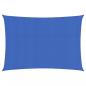 Preview: ARDEBO.de - Sonnensegel 160 g/m² Rechteckig Blau 2,5x5 m HDPE