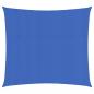 Preview: ARDEBO.de - Sonnensegel 160 g/m² Quadratisch Blau 3x3 m HDPE