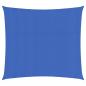 Preview: ARDEBO.de - Sonnensegel 160 g/m² Quadratisch Blau 4x4 m HDPE