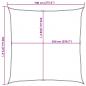 Preview: Sonnensegel Hellgrau 7x7 m 100% Polyester Oxford
