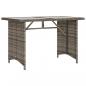 Preview: 6-tlg. Garten-Sofagarnitur mit Kissen Grau Poly Rattan