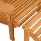 Preview: ARDEBO.de - Adirondack-Gartenstuhl mit Fußstütze Massivholz Teak