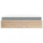 Preview: Bett mit Matratze 140x190 cm Massivholz Kiefer