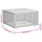 Preview: 7-tlg. Garten-Sofagarnitur mit Kissen Grau Poly Rattan