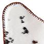 Preview: Butterfly-Sessel Braun und Weiß Echtes Kuhfell