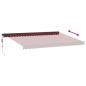 Preview: Markise Automatisch Weinrot 500x300 cm