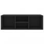 Preview: Schuhbank Schwarz 105x35x35 cm Holzwerkstoff