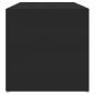 Preview: Schuhbank Schwarz 105x35x35 cm Holzwerkstoff