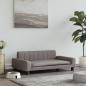 Preview: ARDEBO.de - Hundebett Taupe 90x53x30 cm Stoff