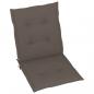 Preview: Gartenstuhlauflagen für Niedriglehner 6 Stk. Taupe 100x50x3 cm