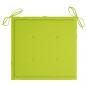 Preview: Gartenstuhl-Kissen 6 Stk. Hellgrün 40x40x3 cm Oxford-Gewebe