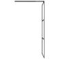 Preview: Duschwand für Walk-In Dusche 90x195 cm ESG Halbmattiert Schwarz