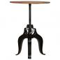 Preview: Bartisch Altholz Massiv 75x(76-110) cm