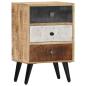 Preview: Nachttisch 40×30×60 cm Massivholz Mango