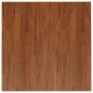 Preview: Tischplatte Quadratisch Dunkelbraun 80x80x4cm Behandelte Eiche
