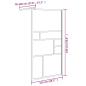 Preview: Duschwand für Walk-In Dusche 115x195 cm ESG-Glas Weiß
