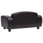 Preview: Hundesofa Braun 80x50x40 cm Kunstleder