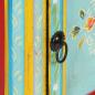 Preview: Highboard Handbemalt 40x30x90 cm Mango Massivholz   