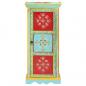 Preview: Highboard Handbemalt 40x30x90 cm Mango Massivholz   
