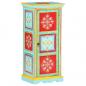 Preview: Highboard Handbemalt 40x30x90 cm Mango Massivholz   