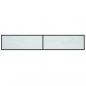 Preview: TV-Schrank Weiß Marmor-Optik 220x40x40,5 cm Hartglas