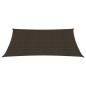 Preview: Sonnensegel 160 g/m² Braun 3x4 m HDPE  