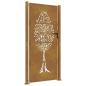 Preview: Gartentor 105x205 cm Cortenstahl Baum-Design