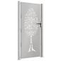 Preview: Gartentor 105x205 cm Cortenstahl Baum-Design