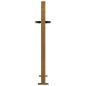Preview: Gartentor 105x105 cm Cortenstahl Gras-Design