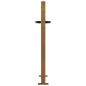 Preview: Gartentor 105x105 cm Cortenstahl Gras-Design