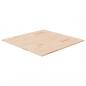 Preview: ARDEBO.de - Tischplatte Quadratisch 80x80x1,5 cm Eichenholz Unbehandelt